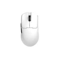Ajazz професионална геймърска мишка AJ159 V2 MC - Wireless Gaming Mouse - 1K, Magnetic Charging Dock, White