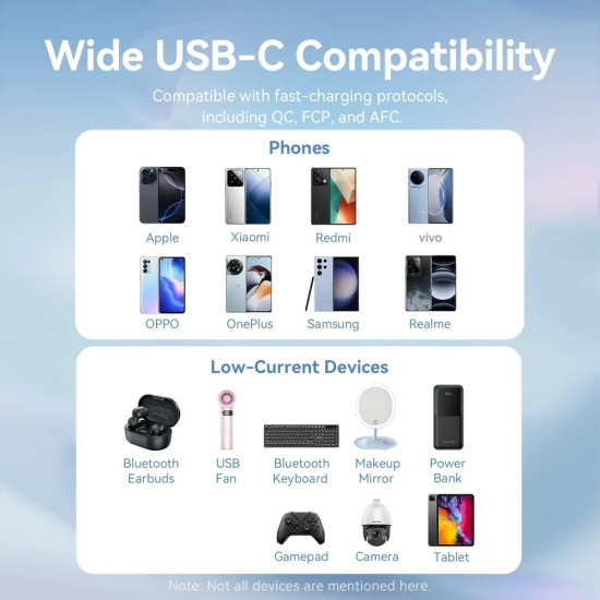 Vention Кабел USB 2.0 AM / USB-C M 0.25m - CTWWC