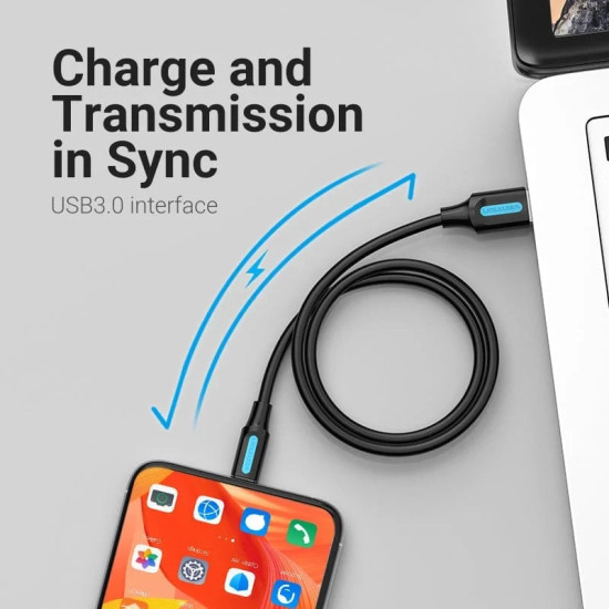 Vention Кабел USB 3.0 A M / USB-C M 0.5m - COZBD