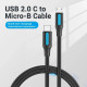 Vention Кабел USB 2.0 C M / Micro-B USB M - COVBD