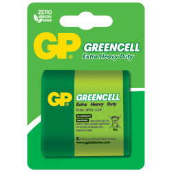 Zinc carbon battery GP  3R12  1 pcs. blister GREENCELL 4.5V