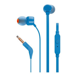 Headphones JBL T110, In Ear, Blue