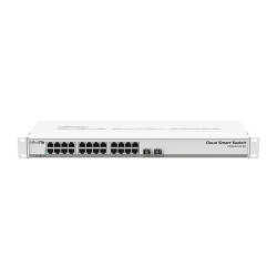 Switch Cloud Smart Mikrotik CSS326-24G-2S+RM, 24 x Gigabit Ethernet ports, 2x SFP+ cages, 1U rackmount