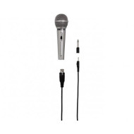Dynamic Microphone HAMA DM 40, 6.35mm, Silver