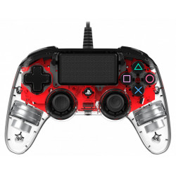 Wired Gamepad Nacon Wired Illuminated Compact Controller Red
