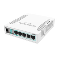 Switch MikroTik RB260GS CSS106-5G-1SR2, 10/100/1000Mbit, 128 KB, PoE, SwOS