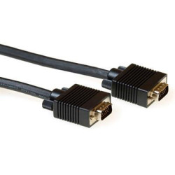 Cable ACT AK4273, VGA Plug - VGA Plug, 20 m, 15 pin, Black