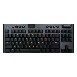 Wireless gaming Mechanical keyboard Logitech, G915 TKL Black Lightsync RGB, GL Linear Switch