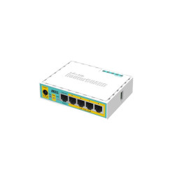 Ethernet router MiKrotik RB750UPr2, 10/100 Mbps, PoE, 64 MB, CPU 650MHz, White
