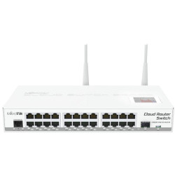 Router MikroTik CRS125-24G-1S-2HND-IN, CPU 600MHz, 128MB, 24 ports, WiFi