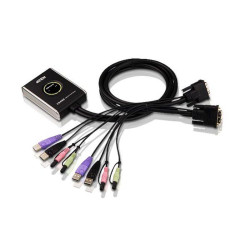 ATEN CS682, 2-Port USB DVI/Audio Cable KVM Switch (2x 1.2m)