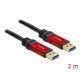 Delock Cable USB 3.0 Type-A male > USB 3.0 Type-A male 2 m Premium Delock Cable USB 3.0 Type-A male > USB 3.0 Type-A male 2 m Premium