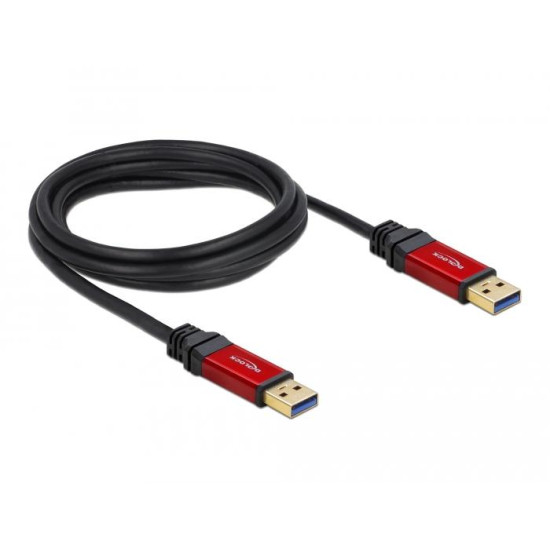 Delock Cable USB 3.0 Type-A male > USB 3.0 Type-A male 2 m Premium Delock Cable USB 3.0 Type-A male > USB 3.0 Type-A male 2 m Premium