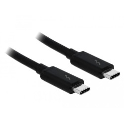 Delock Thunderbolt™ 3 (20 Gb/s) USB-C™ cable male > male passive 2.0 m 3 A black