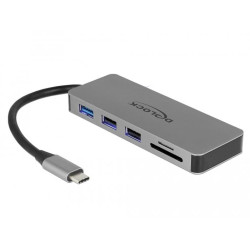Delock USB Type-C™ Docking Station for Mobile Devices 4K - HDMI / Hub / SD / PD 2.0