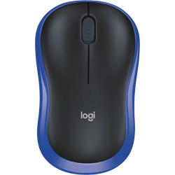 Wireless optical mouse LOGITECH M185, Blue, USB
