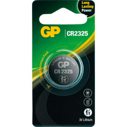 Lithium Button Battery GP CR-2325 3V  1 pcs in blister /price for 1 battery/