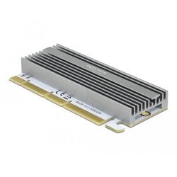 Delock PCI Express x16 (x1 / x4 / x8) Card to 1 x NVMe M.2 Key M with LED illumination