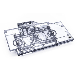 GPU Water Block Alphacool Eisblock Aurora Acryl GPX-N RTX 3090/3080 ROG Strix with Backplate