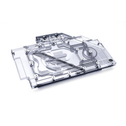 GPU Water Block Alphacool Eisblock Aurora Acryl GPX-N RTX 3090/3080 TUF with Backplate