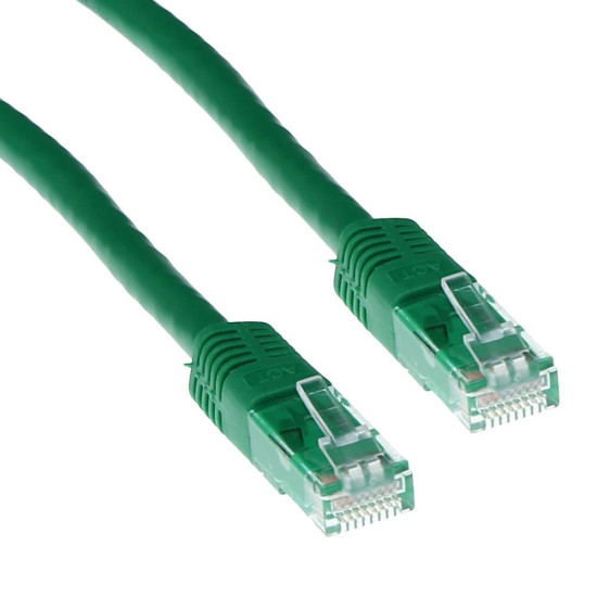 Green 7 meter U/UTP CAT6 patch cable with RJ45 connectors Green 7 meter U/UTP CAT6 patch cable with RJ45 connectors