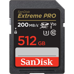 Memory card  SANDISK Extreme PRO SDHC, 512GB