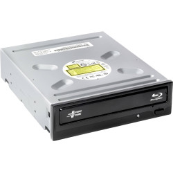 Internal SATA 16x Blu-ray Disc Rewriter Hitachi-LG BH16NS55, SATA, Black