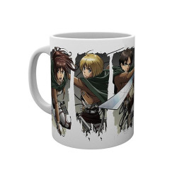 ABYSTYLE ATTACK ON TITAN Mug Character Montage