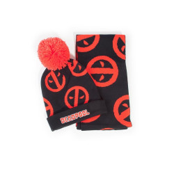 Deadpool - Symbol Beanie & Scarf Giftset