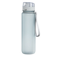Xavax Sports Drinking Bottle, 1 l, Leak-proof, Loop, Single-handed Closure, blue