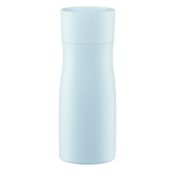 Xavax Thermal Mug, 400 ml, Insulated Mug To Go with Drinks Opening, pastel blue