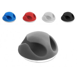 Комплект държачи за кабели DeLock 18296, 10 броя, 2 канала, Различни цветове