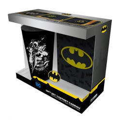DC COMICS - Pck XXL glass + Pin + Pocket Notebook 