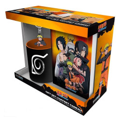 NARUTO SHIPPUDEN - Pck Mug320ml + Keyring PVC + Notebook 