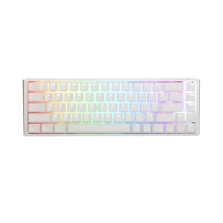 Mechanical Keyboard Ducky One 3 Pure White SF 65%, Hotswap Cherry MX Blue, RGB, PBT Keycaps