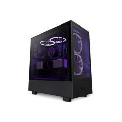 Case NZXT H5 Flow Matte Black, Mid-Tower
