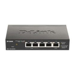 Switch D-Link DGS-1100-05PDV2 5 port 10/100/1000 Gigabit Smart Switch, PoE managed