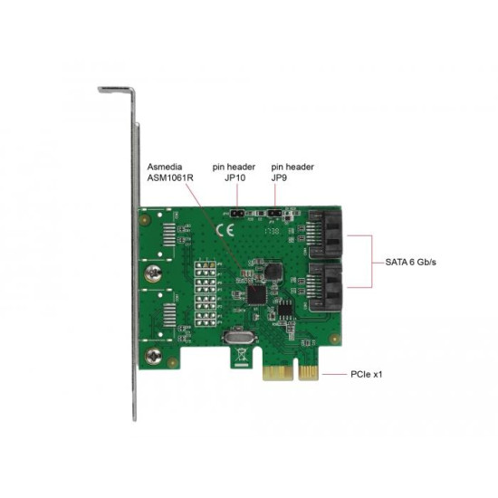 Delock 2 port SATA PCI Express Card with RAID Delock 2 port SATA PCI Express Card with RAID
