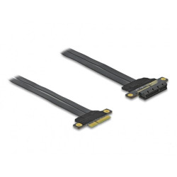 Delock Riser Card PCI Express x4 to x4 with flexible cable 30 cm