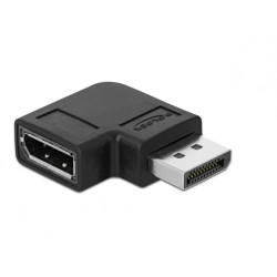Delock DisplayPort 1.4 Adapter male to female 90° right angled 8K 60 Hz
