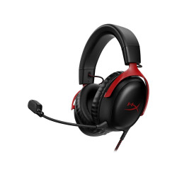 Геймърски слушалки HyperX Cloud III, Микрофон, Черно/Червено