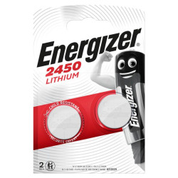 Button Battery Lithium  CR2450 3V  2 pcs. in blister / price for 2 pc./ ENERGIZER