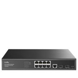 Switch 8 port Cudy GS2008S2, L2, 8 x Gigabit Ethernet ports, 2 x SFP, 128MB RAM