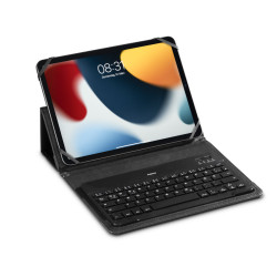 Case with bluetooth keyboard and stand for tablets from 9 to 11
