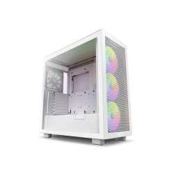 Case NZXT H7 Flow RGB Matte White Mid-Tower