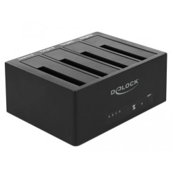 Delock SuperSpeed USB 5 Gbps Docking Station for 4 x SATA HDD / SSD with Clone Function