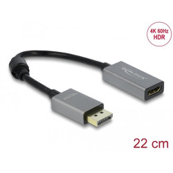Delock Active DisplayPort 1.4 to HDMI Adapter 4K 60 Hz (HDR)