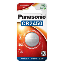 Lithium Button Battery PANASONIC CR2450 3V 1 pcs in blister /price for 1 battery/  GP