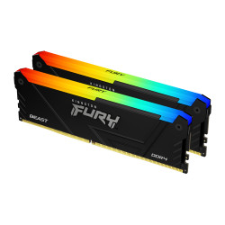 Memory Kingston FURY Beast Black RGB 64GB(2x32GB) DDR4 3200MHz CL16