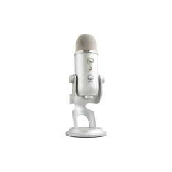 Настолен микрофон Logitech Blue YETI - Silver